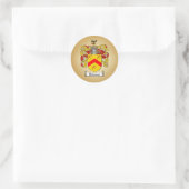 Wapen van Bowman Ronde Sticker (Tas)