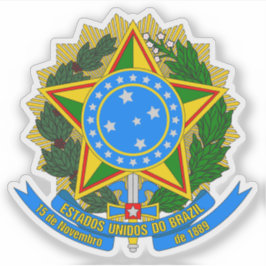 Wapen van Brazilië (1889-1968) Sticker