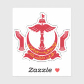 Wapen van Brunei Sticker (Vel)