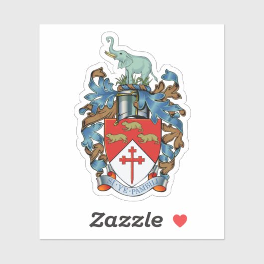 Wapen van Bulawayo, Zimbabwe Sticker (Vel)