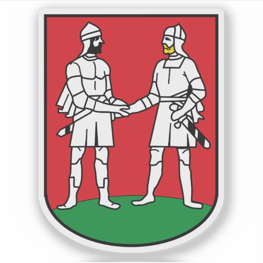Wapen van Bünde, Duitsland Sticker (Voorkant)