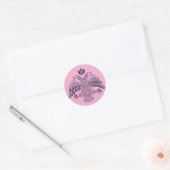 Wapen van Byzantium Ronde Sticker (Envelop)