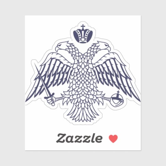 Wapen van Byzantium Sticker (Vel)