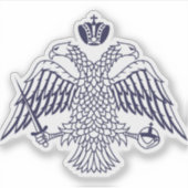 Wapen van Byzantium Sticker (Voorkant)