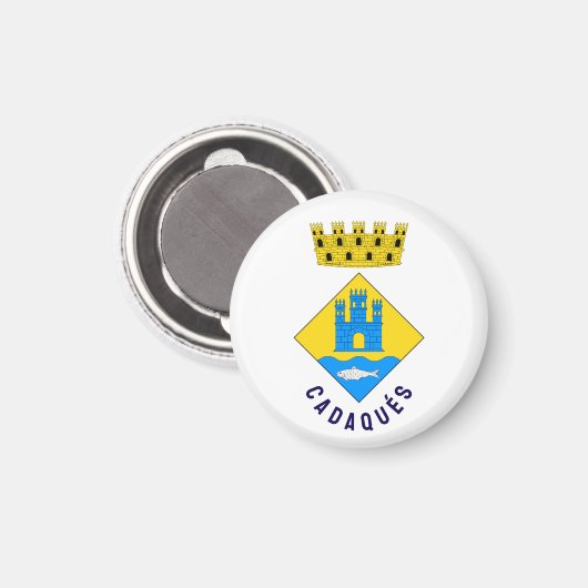 Wapen van Cadaqués Magneet (Voorkant / Achterkant)