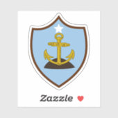 Wapen van Caibarién, Cuba Sticker (Vel)