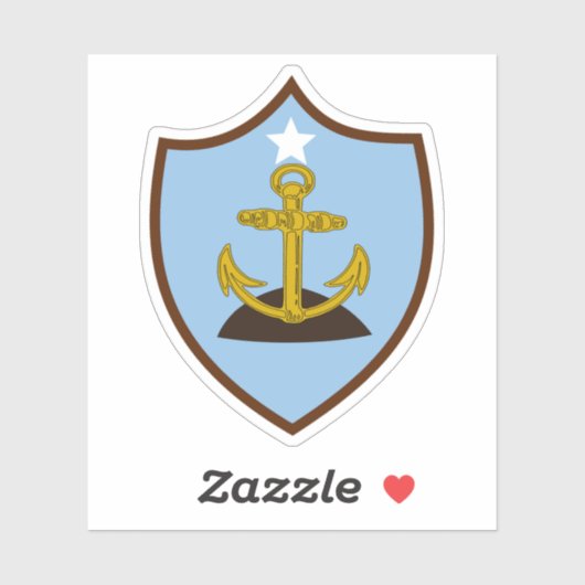 Wapen van Caibarién, Cuba Sticker (Vel)