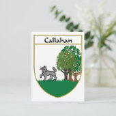 Wapen van Callahan/familiewapen Briefkaart (Staand voorkant)