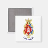 Wapen van Campobasso, Italië Magneet (Voorkant / Achterkant)