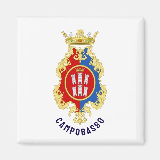 Wapen van Campobasso, Italië Magneet (Voorkant)