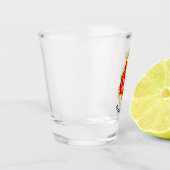 Wapen van Campobasso, Italië Shot Glas (Links)