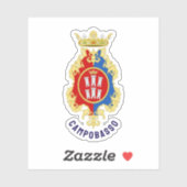 Wapen van Campobasso, Italië Sticker (Vel)