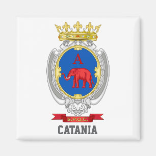 Wapen van Catania, Sicilië Magneet