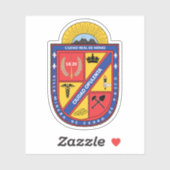 Wapen van Cerro de Pasco, Peru Sticker (Vel)