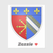 Wapen van Chaumont, Haute-Marne, Grand Est Sticker (Vel)