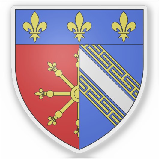 Wapen van Chaumont, Haute-Marne, Grand Est Sticker (Voorkant)