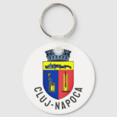 Wapen van Cluj-Napoca, Roemenië Sleutelhanger (Achterkant)