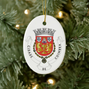 Wapen van Coimbra, PORTUGAL Keramisch Ornament