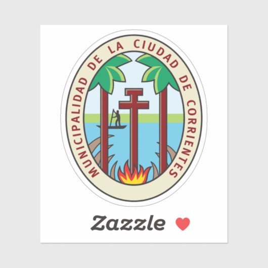 Wapen van Corrientes, Argentinië Sticker (Vel)