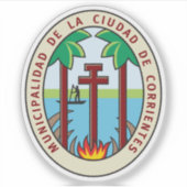 Wapen van Corrientes, Argentinië Sticker (Voorkant)