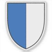 Wapen van Cossonay, Zwitserland Sticker (Voorkant)