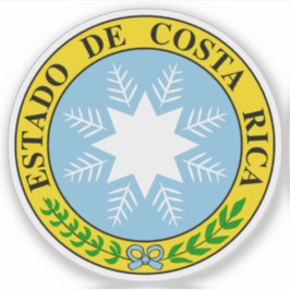 Wapen van Costa Rica (1840-1842) Sticker