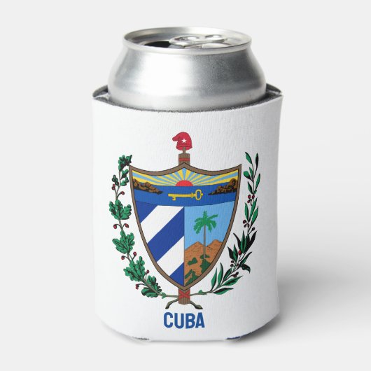 Wapen van Cuba Blikjeskoeler (Blikje Voorkant)