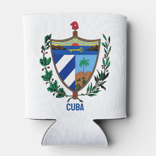 Wapen van Cuba Blikjeskoeler (Achterkant)