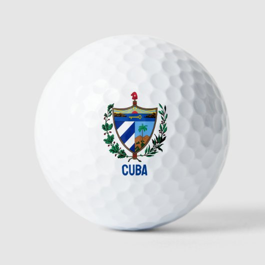 Wapen van Cuba Golfballen (Voorkant)