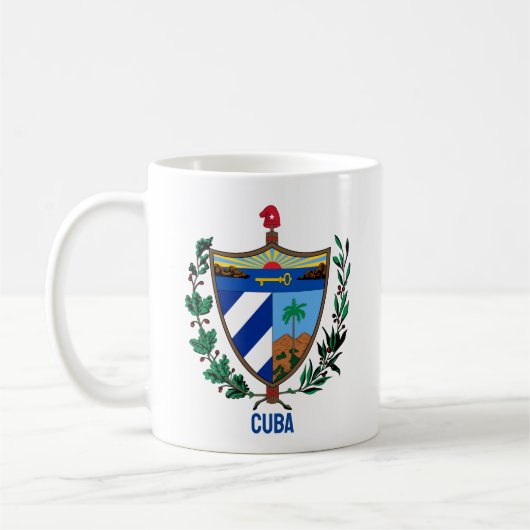 Wapen van Cuba Koffiemok (Links)