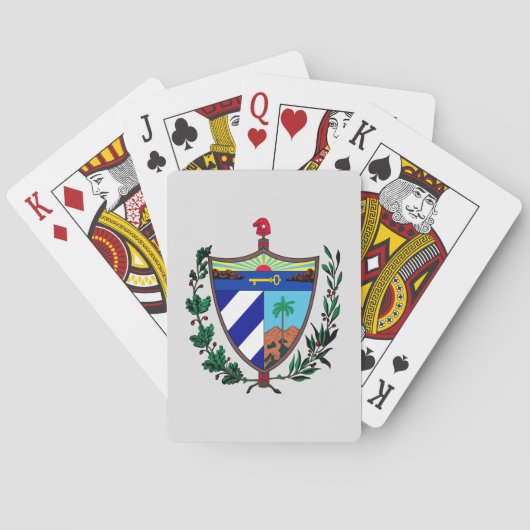 Wapen van Cuba Pokerkaarten (Achterkant)
