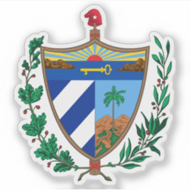 Wapen van Cuba Sticker