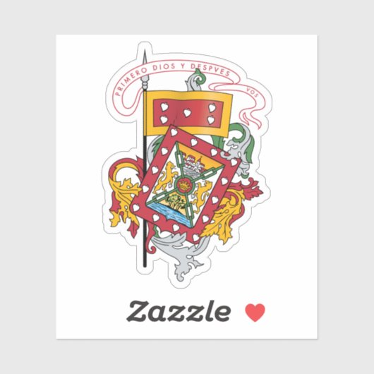 Wapen van Cuenca, Ecuador Sticker (Vel)