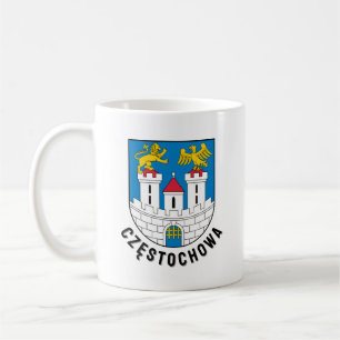 Wapen van Częstochowa, Polen Koffiemok