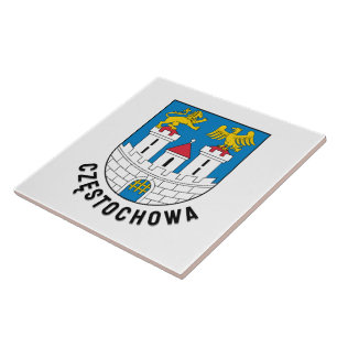 Wapen van Częstochowa, Polen Tegeltje