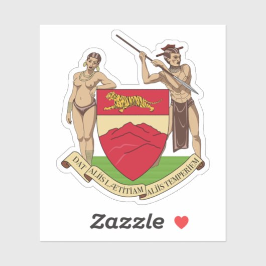 Wapen van Da Lat (Dalat), Vietnam Sticker (Vel)