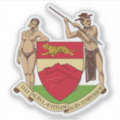 Wapen van Da Lat (Dalat), Vietnam Sticker (Voorkant)