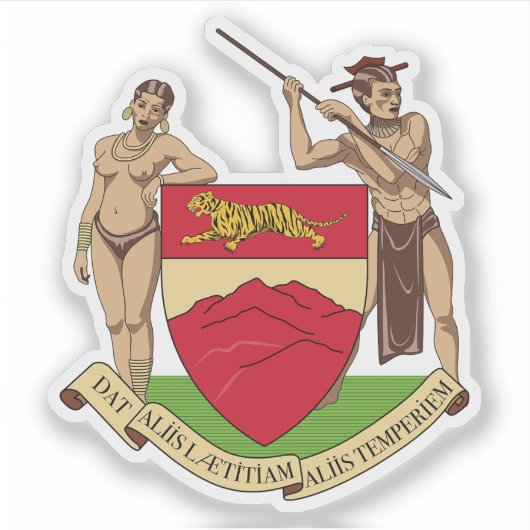 Wapen van Da Lat (Dalat), Vietnam Sticker (Voorkant)