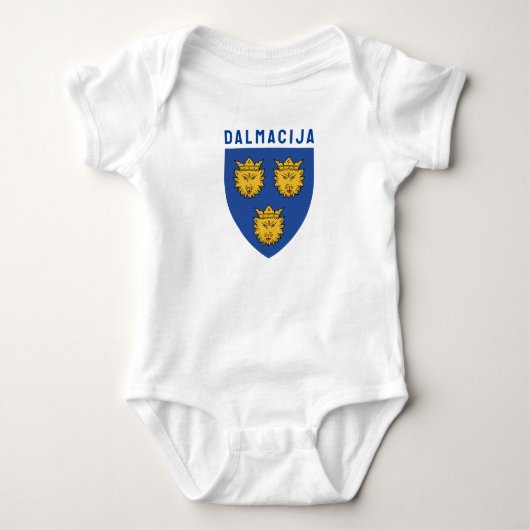 Wapen van Dalmatië, Kroatië Romper (Voorkant)