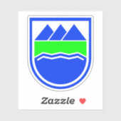 Wapen van Dalvíkurbyggð, eiland Sticker (Vel)