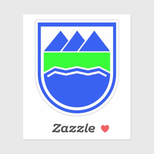 Wapen van Dalvíkurbyggð, eiland Sticker (Vel)