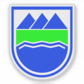 Wapen van Dalvíkurbyggð, eiland Sticker (Voorkant)
