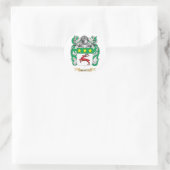 Wapen van Davitt Ronde Sticker (Tas)