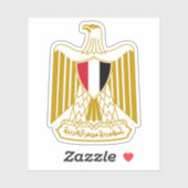 Wapen van de Arabische Republiek Egypte Sticker (Vel)