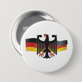 Wapen van de Bondsadelaar van Duitsland Ronde Button 7,6 Cm (Voorkant /achterkant)
