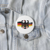 Wapen van de Bondsadelaar van Duitsland Ronde Button 7,6 Cm (In situ)