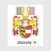 Wapen van de deelstaat Karinthië, Oostenrijk Sticker (Vel)