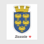 Wapen van de deelstaat Neder-Oostenrijk Sticker (Vel)