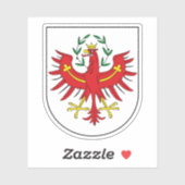 Wapen van de deelstaat Tirol, Oostenrijk Sticker (Vel)