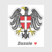 Wapen van de deelstaat Wenen (Wenen), Oostenrijk Sticker (Vel)